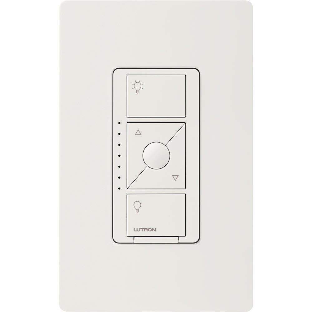 Lutron Caseta ELV+ Smart Dimmer Switch, 250W LED, Alexa Compatible, White, 2-Pack