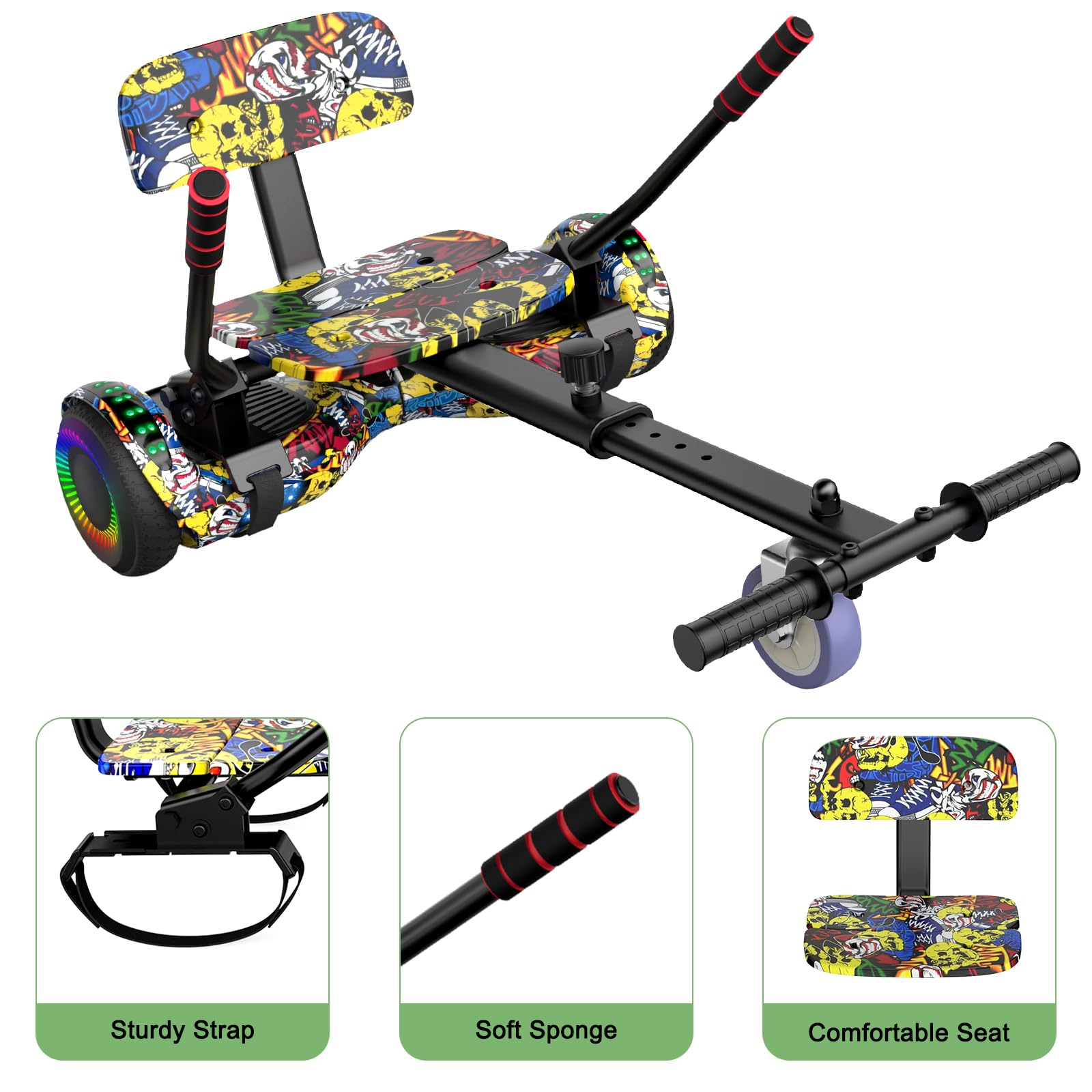 UNI SUN Hoverboard Attachment Balancing Hoverboards