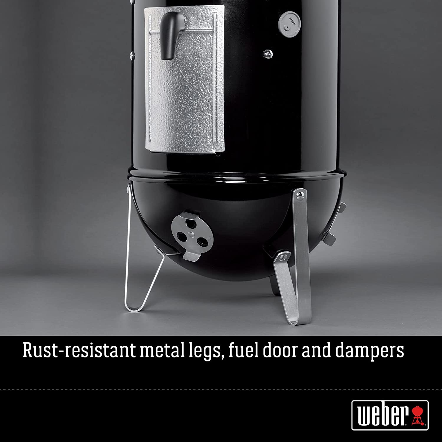 14-inch Smokey Mountain Cooker, Charcoal Smoker,Black