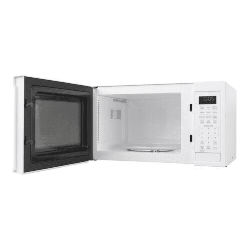 0.9 Cubic Foot Capacity Countertop Microwave Oven, White, JES1095DMWW