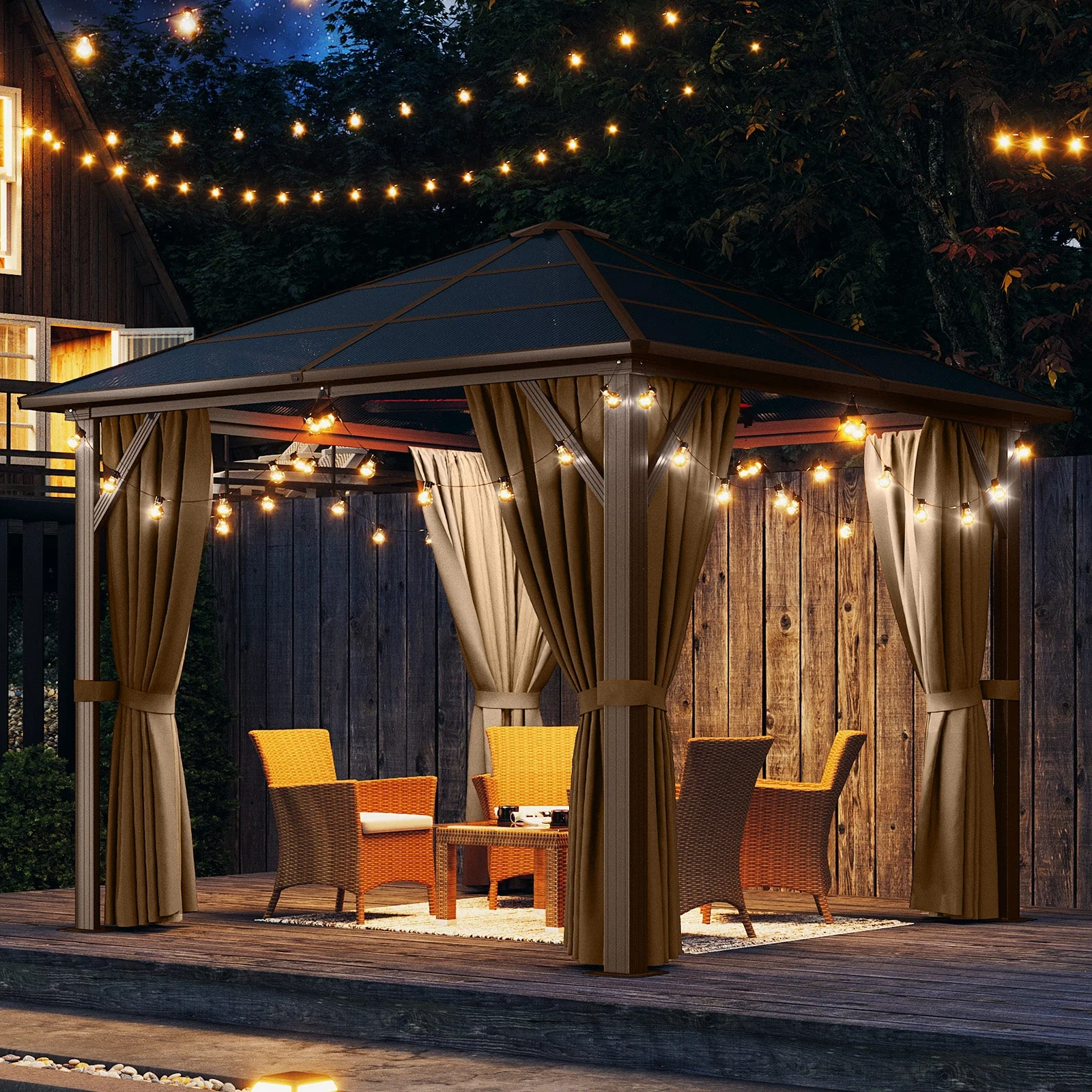 10'x10' Single Roof Gazebo