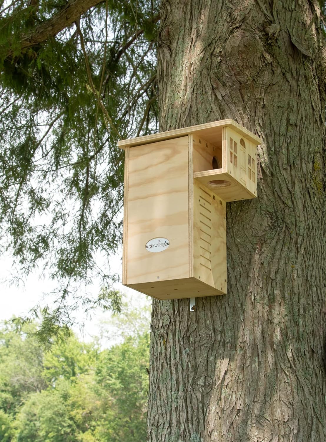 JCs Wildlife Plywood Squirrel House Nesting Box