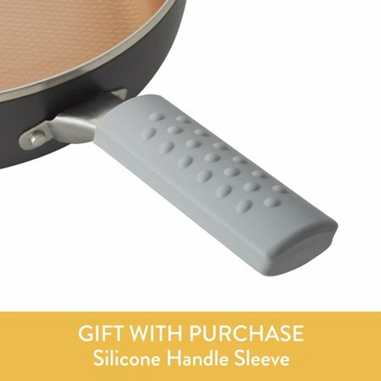 Ayesha Curry 10-Piece Porcelain Enamel Nonstick Pots and Pans Set/Cookware Set, Sienna Red