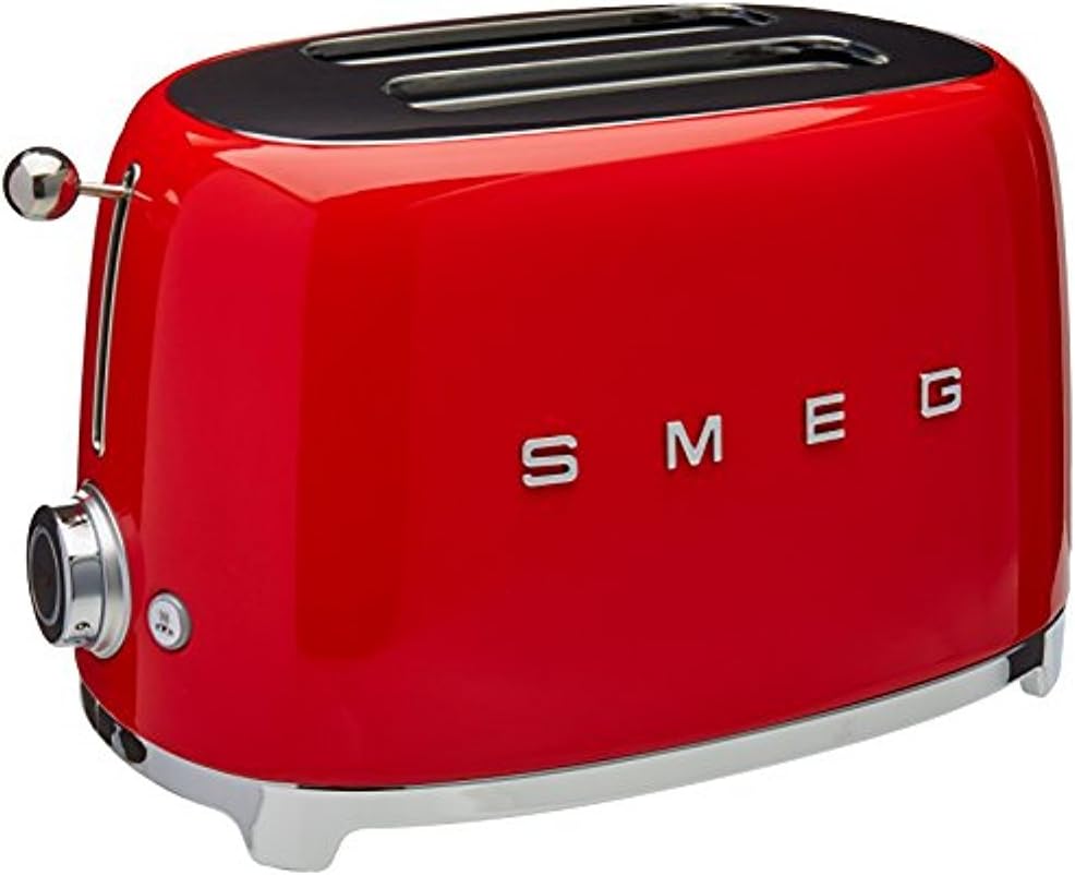 2 Slice Retro Toaster (Red)
