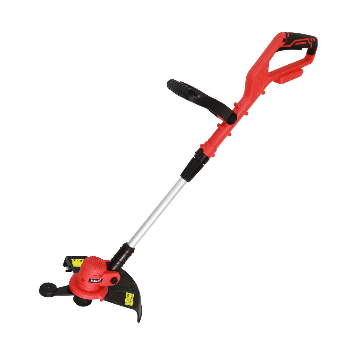 Excel 18V Garden Power Tool Set: Grass Trimmer, Hedge Trimmer & Lawn Mower with 3x 5.0Ah Batteries & Charger