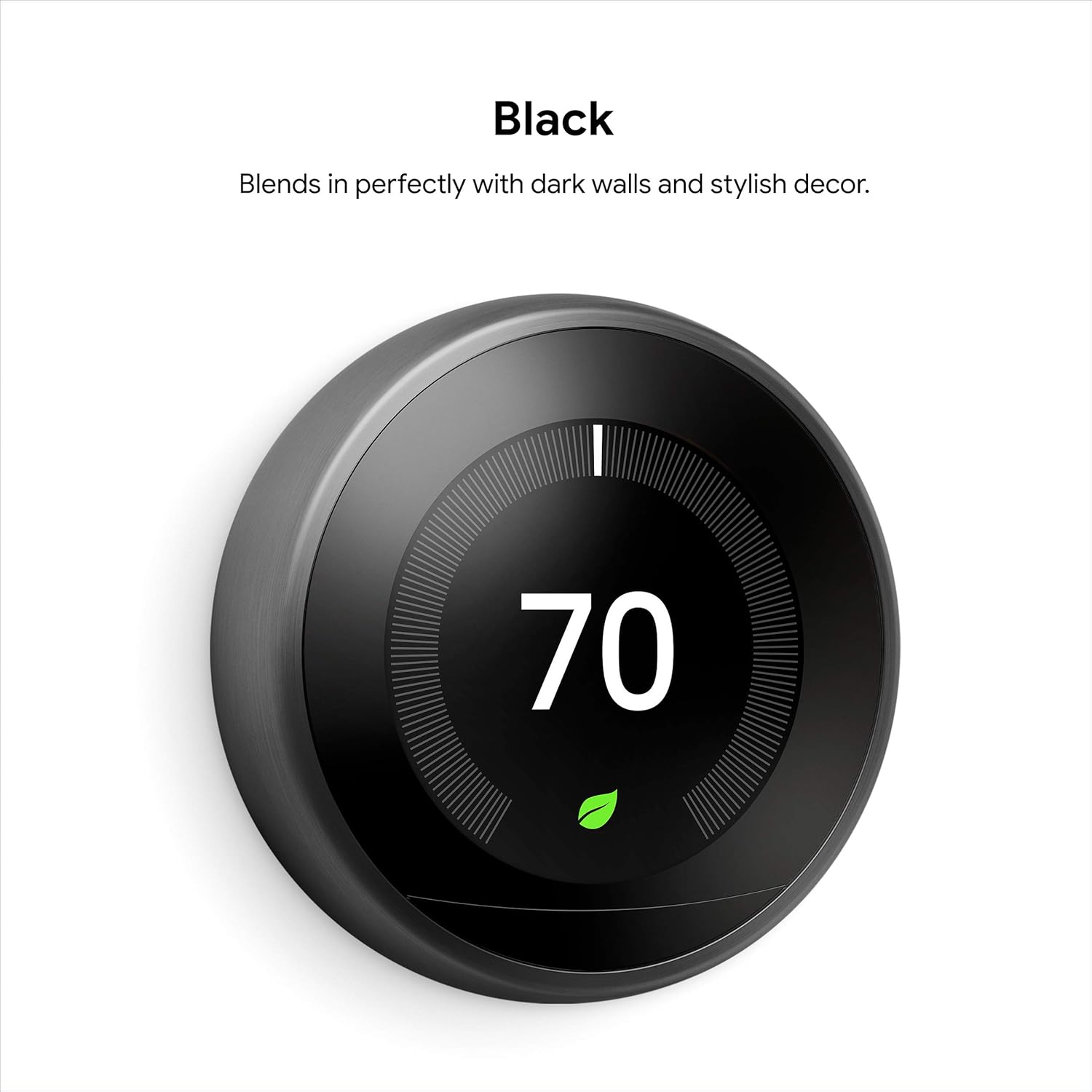 Nest 3rd Gen Learning Thermostat, Programmable Smart, Alexa Compatible, White, Wi-Fi, Energy Saving, Home Use