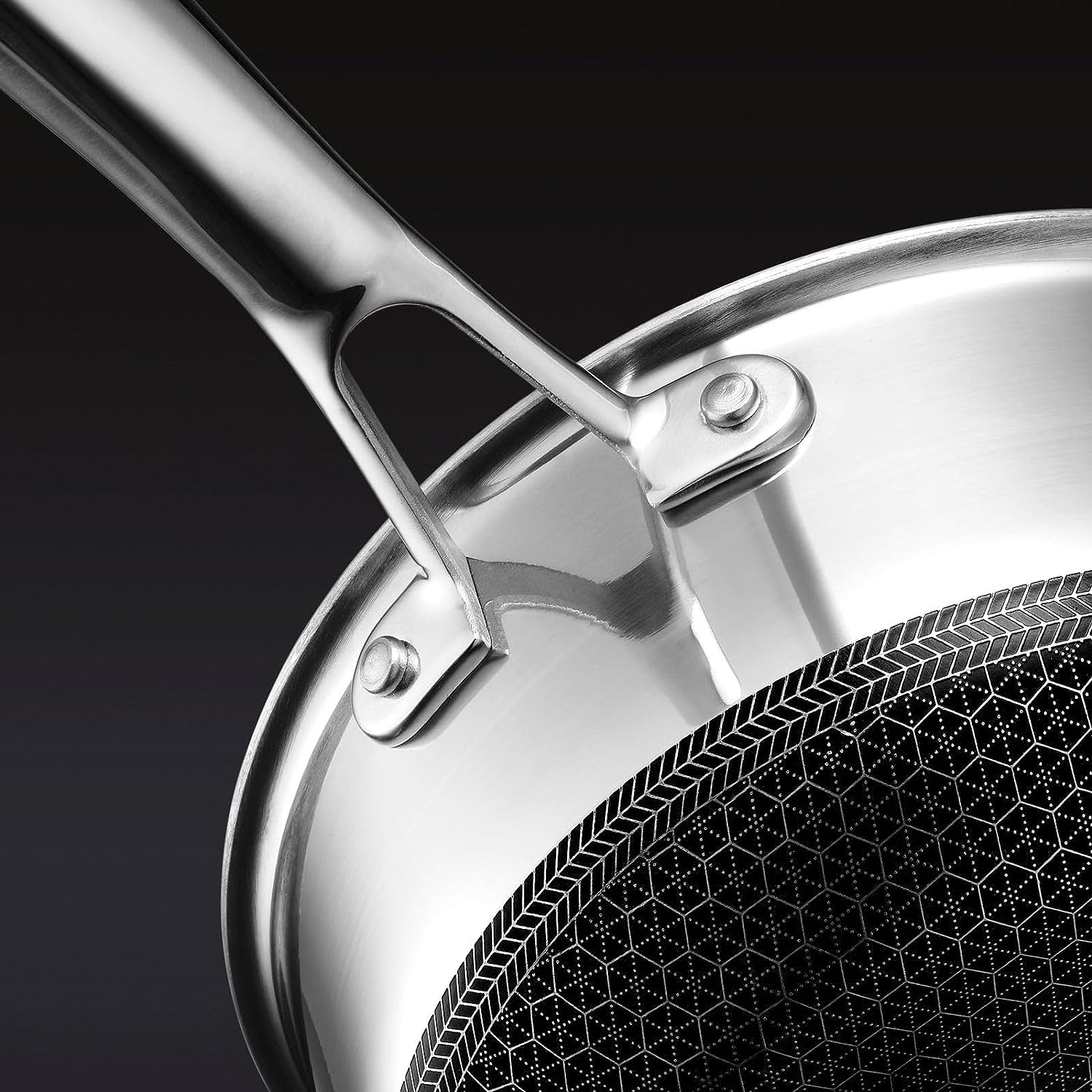 2 Quart Hybrid Nonstick Saucepan and Lid, Dishwasher and Oven Friendly, Compatible with All Cooktops