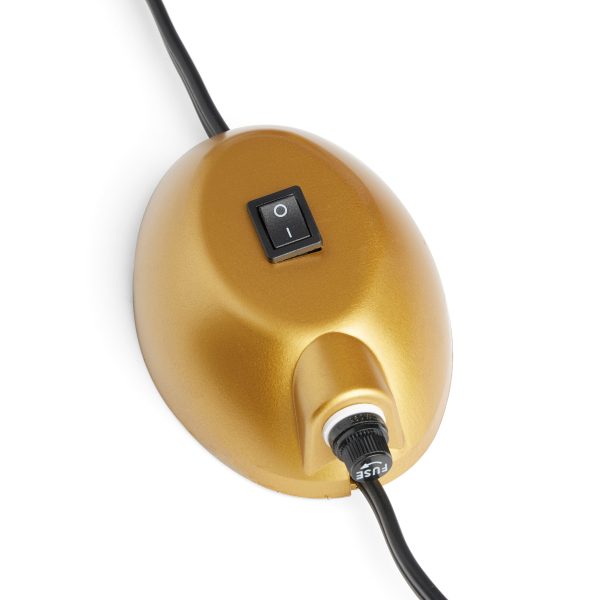 1-1.75 Artificial Christmas Tree Base Rotating Metal Stand, Gold