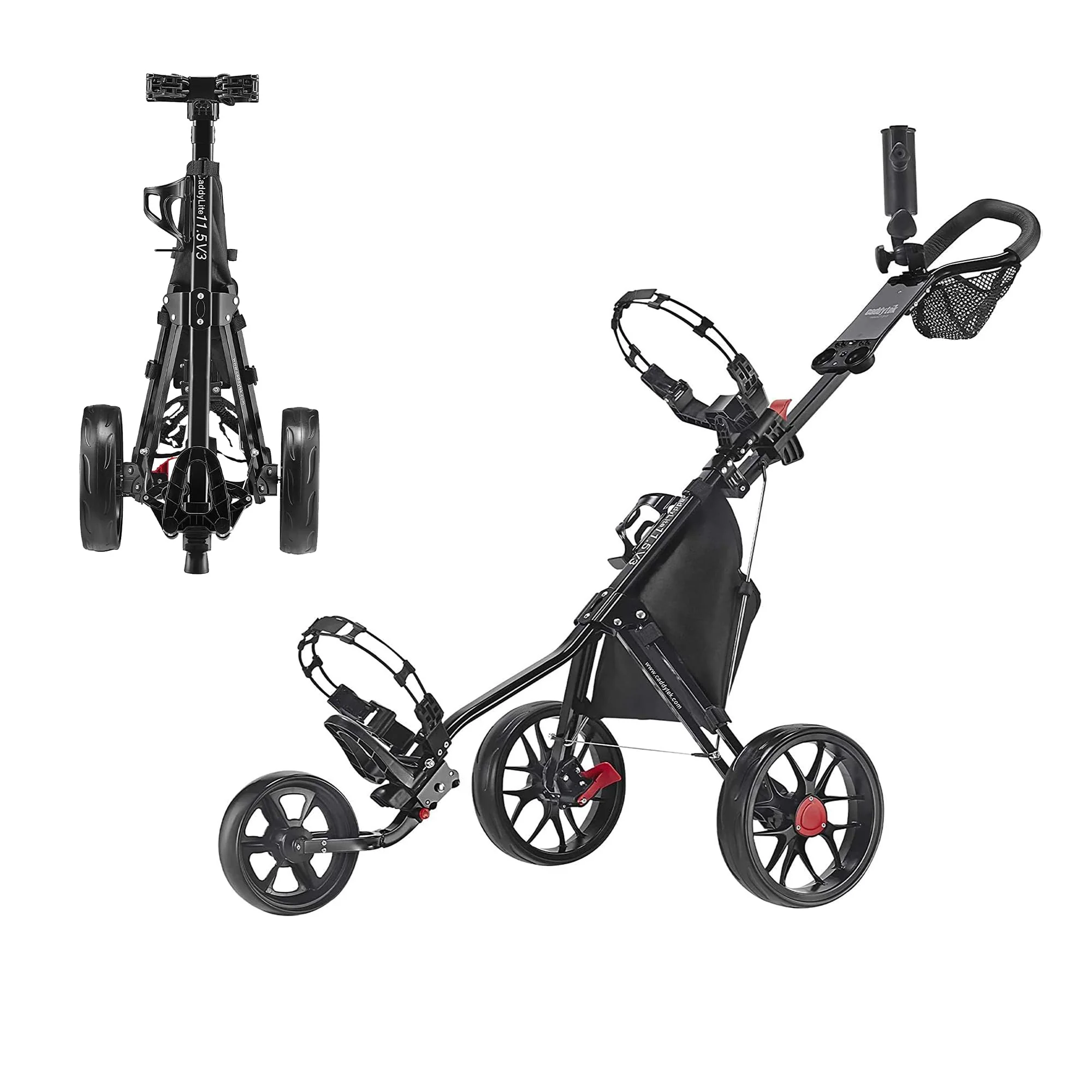 CaddyTek CaddyLite 11.5 V3 3 Wheel Golf Push Cart