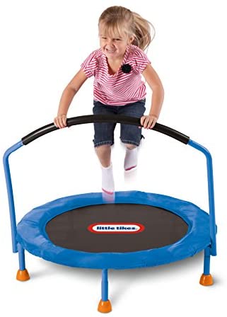 Little Tikes Jump 'n Slide Bouncer - Inflatable Jumper Bounce House Plus Heavy Duty Blower With GFCI, Stakes