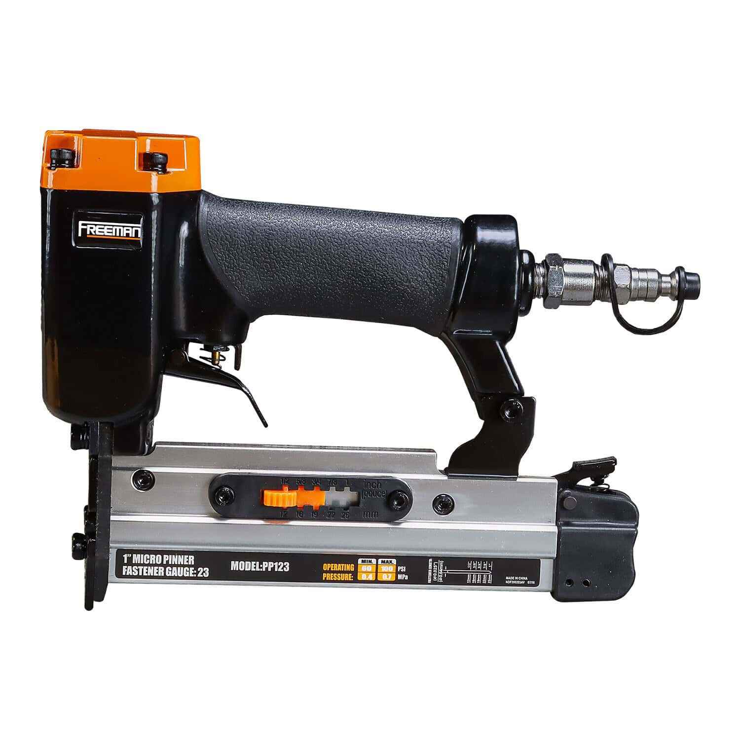 1-in 23-Gauge Pneumatic Pin Nailer