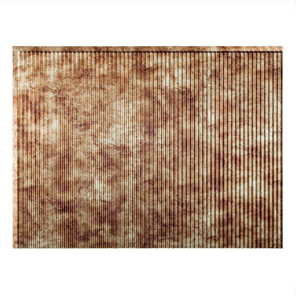 18in x 24in Rib Bermuda Bronze Backsplash Panel (5 Pack)