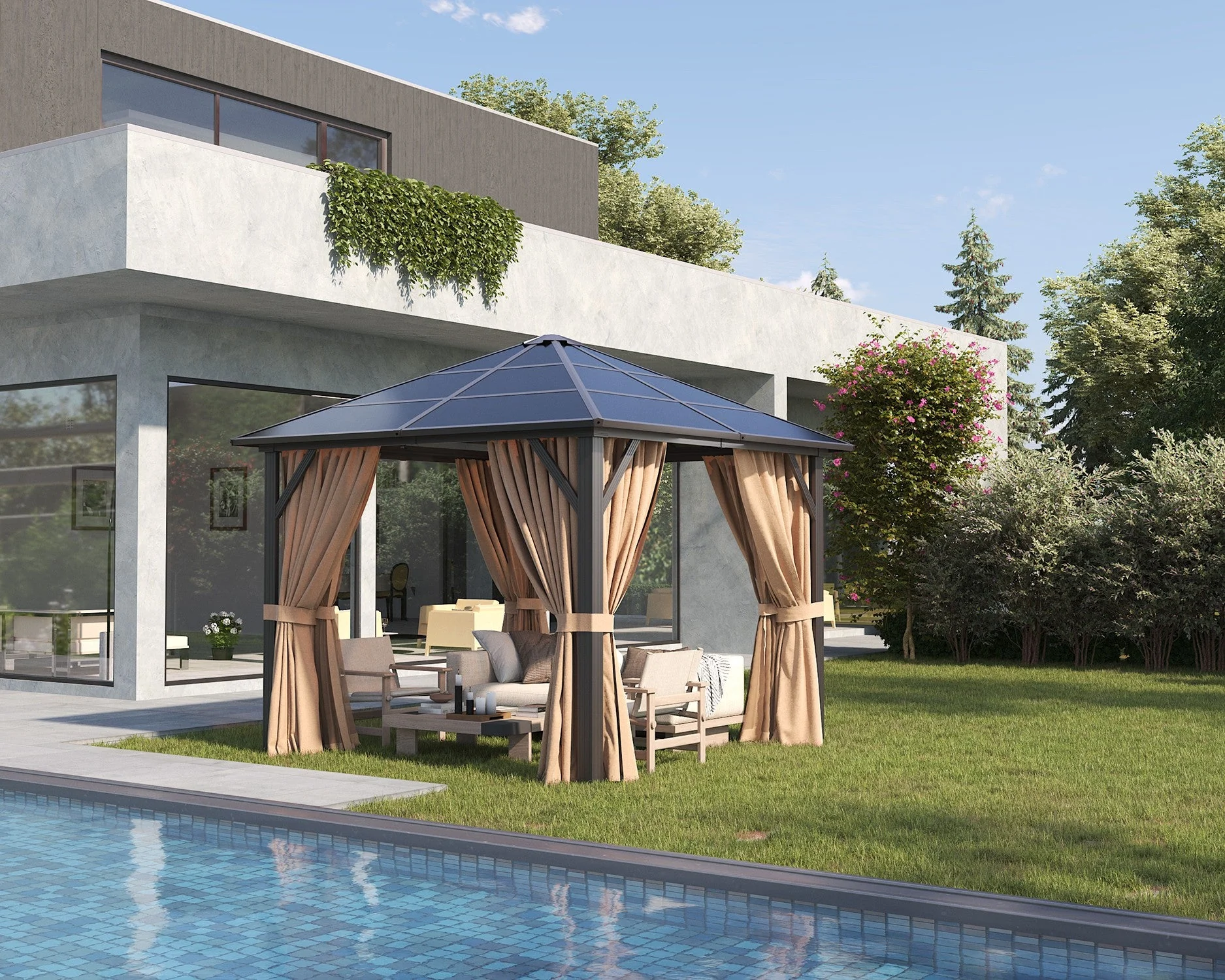 10'x10' Single Roof Gazebo