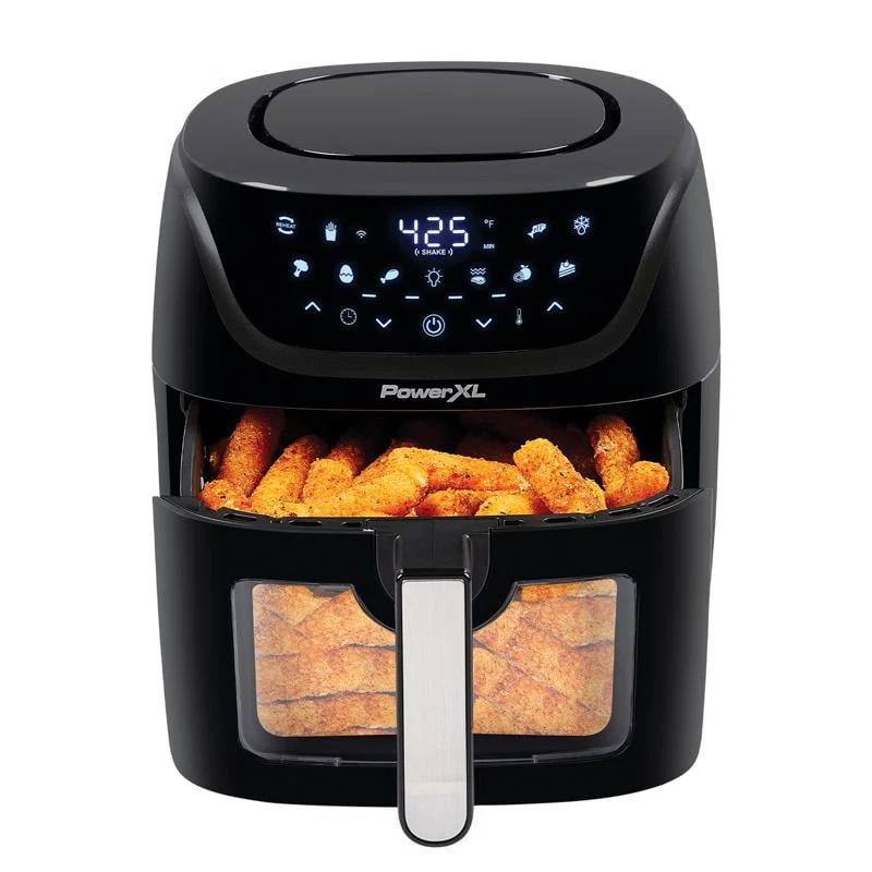 Powerxl  8 qt. Vortex Pro Black Programmable Air Fryer