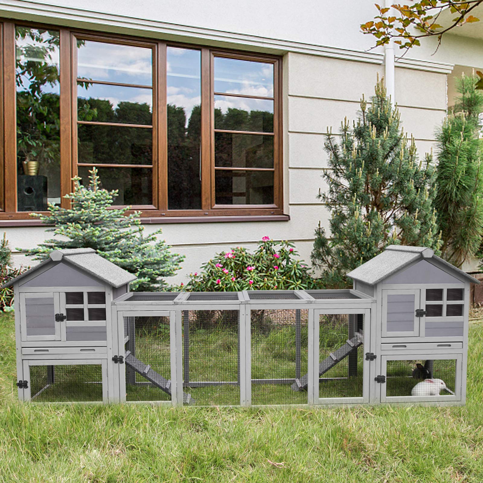 Rabbit Indoor Outdoor Guinea Grey 2