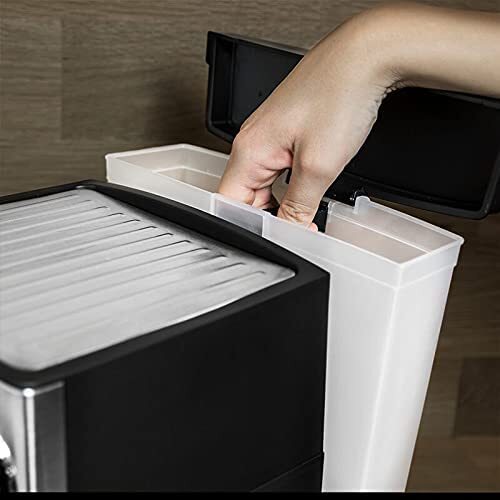 Barista Espresso Machine 2900W, 20-Bar Pressure, Dual Thermoblock, 2.7L Tank, Stainless Steel, Integrated Grinder & Steamer