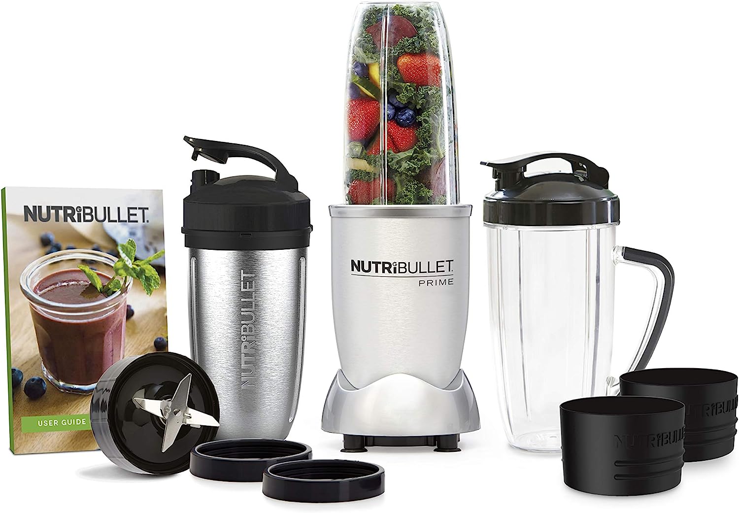 1000 Watt PRIME Edition, 12-Piece High-Speed Blender/Mixer System, Includes Stainless Steel Insulated Cup, and Recipe Book