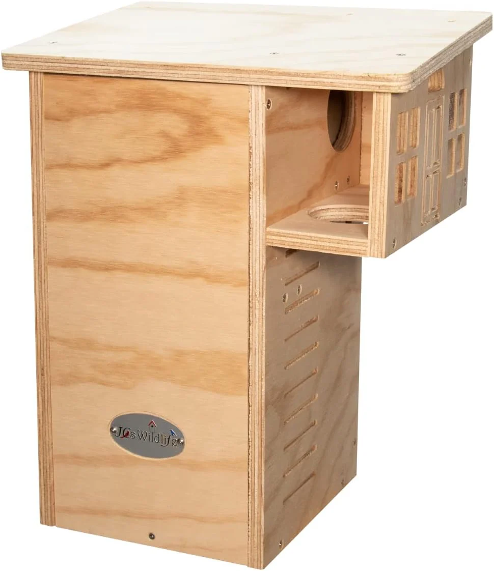 JCs Wildlife Plywood Squirrel House Nesting Box