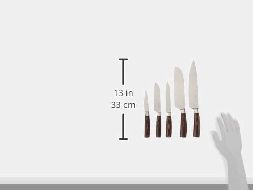 Yatoshi 7 Knife Block Set – Pro Kitchen Knife Set Ultra Sharp High Carbon Stainless Steel with Ergonomic Handle