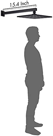 KES Black Shower Faucet Shower Valve Rain Shower