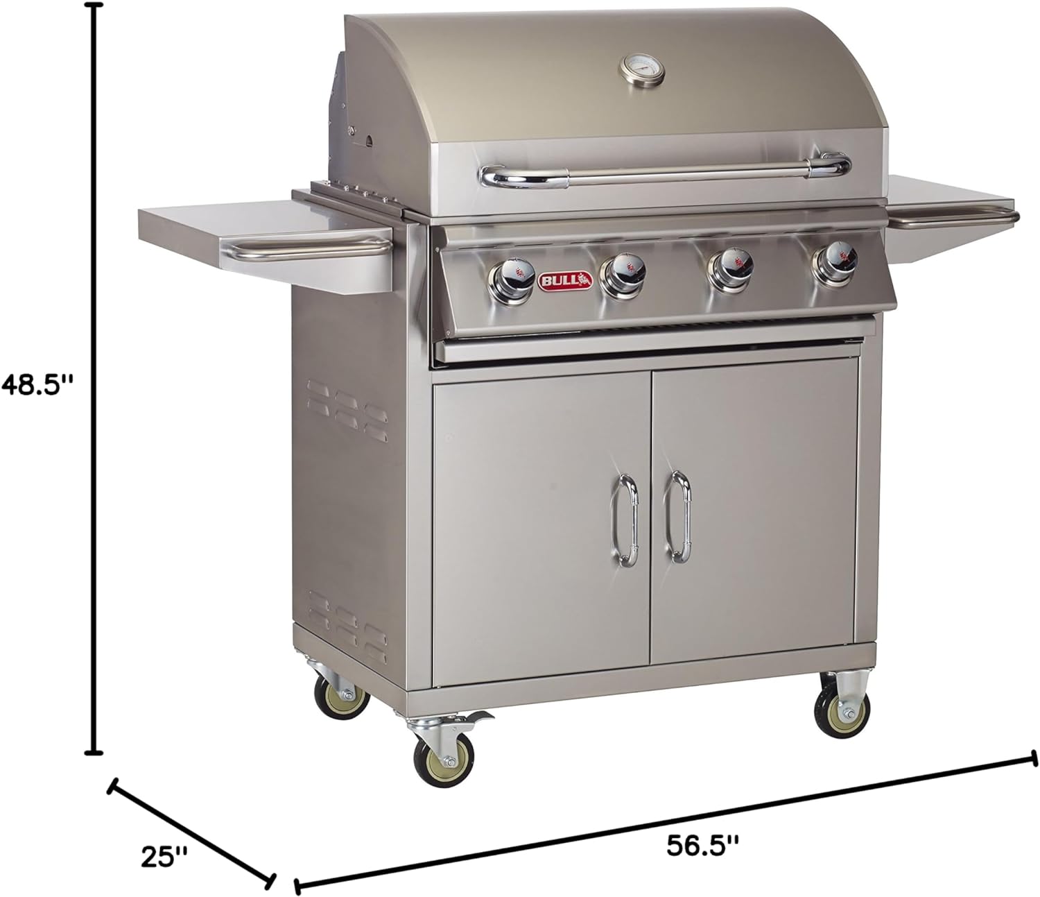 Natural Gas Outlaw Drop-In Grill Head in Stainless Steel