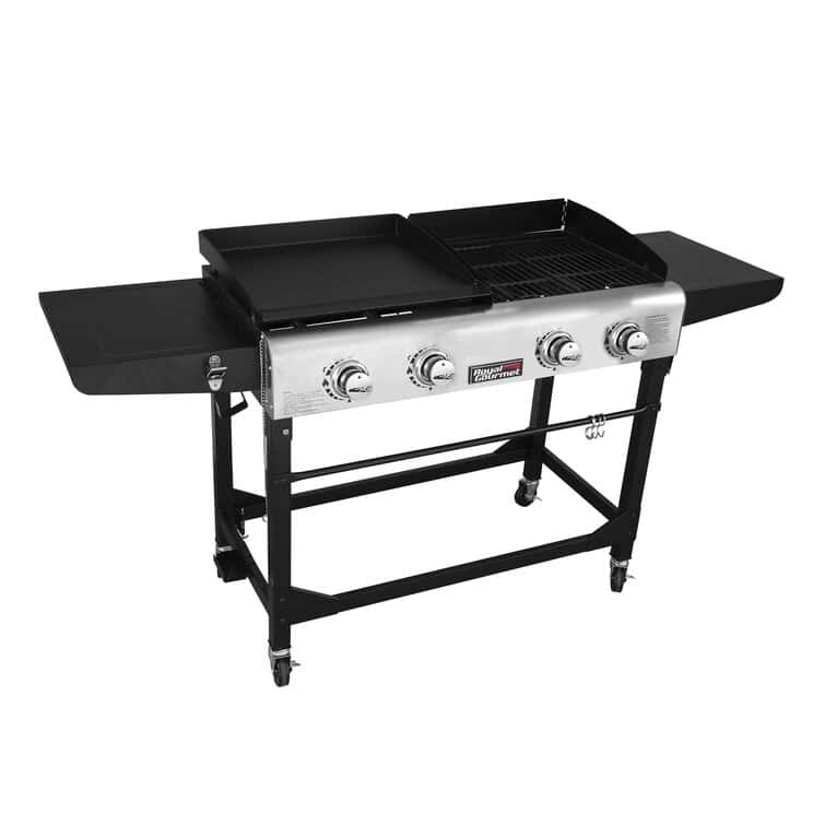 4   Burner Flat Top Liquid Propane 48000 BTU Gas Grill