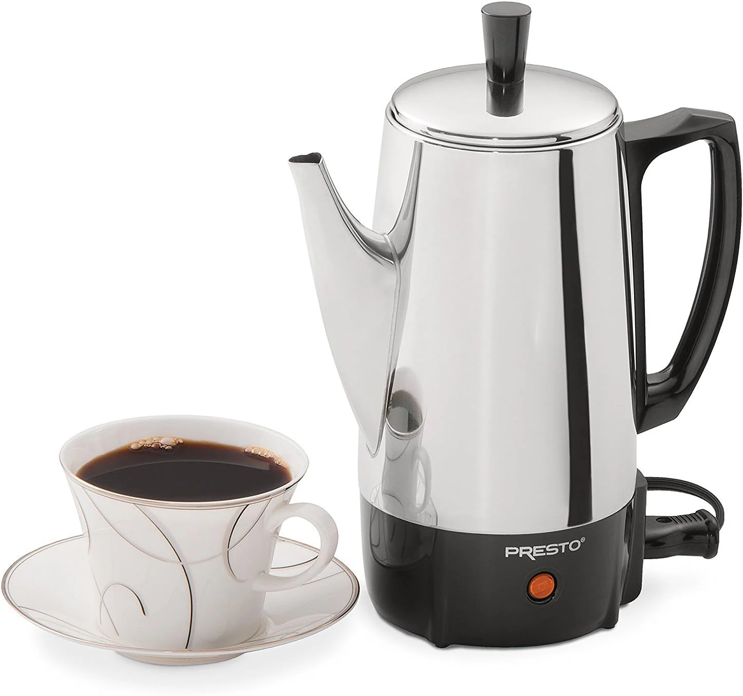 Presto 02822 6-Cup Stainless-Steel Coffee Percolator