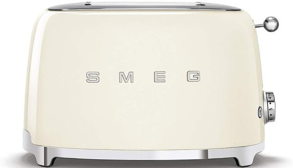 2 Slice Retro Toaster (Cream)