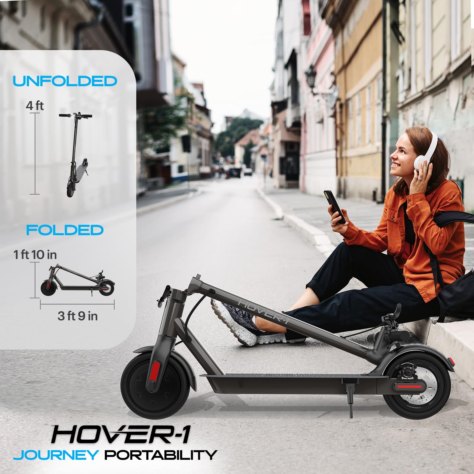 Hover 1 Journey Electric Folding Scooter