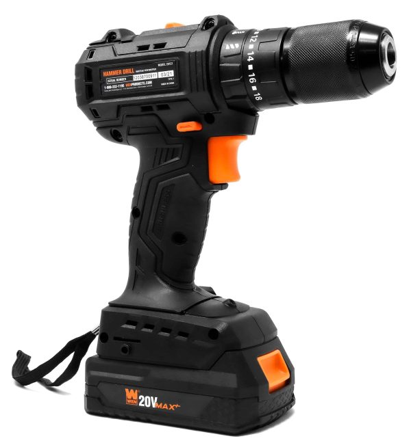 1/2-in 20-volt Max-Amp Brushless Cordless Hammer Drill (1-Battery Included)