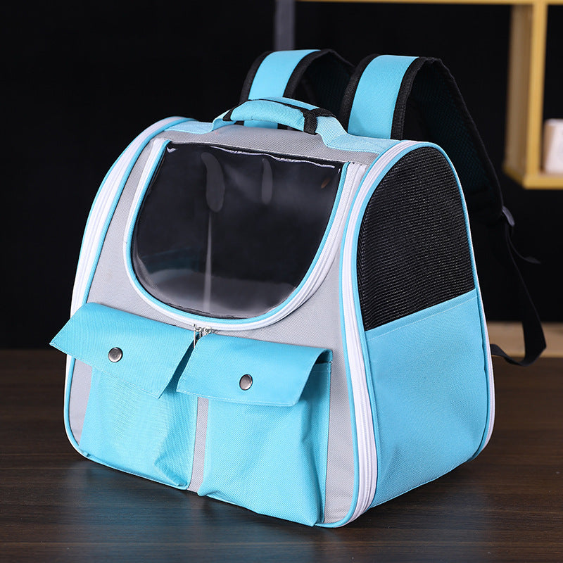 Transparent Space Cat Bag Breathable Pet Carriers Backpack