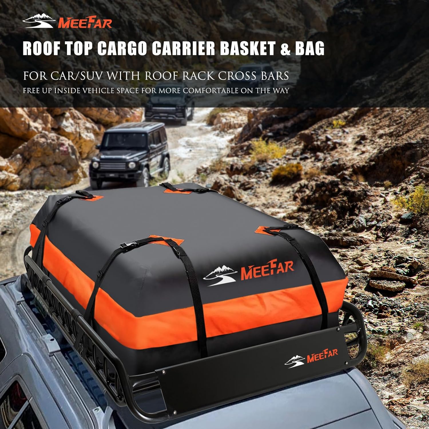 Folding hitch mounted cargo basket 60
