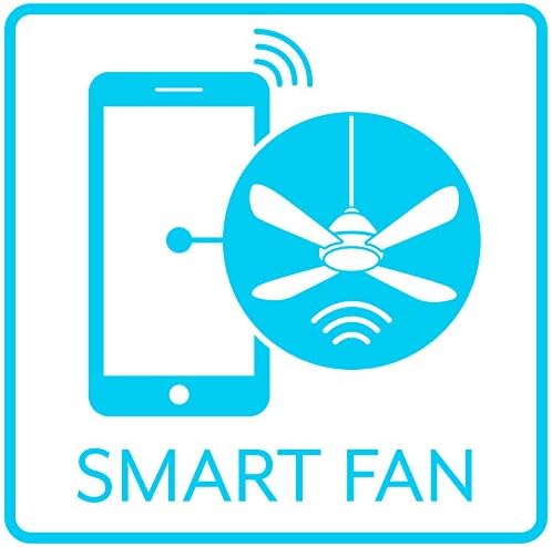 Minka-Aire Sleek 60′′ Ceiling Fan, Soft Brass/White, LED, Smart Remote/App Control, Energy Star Certified