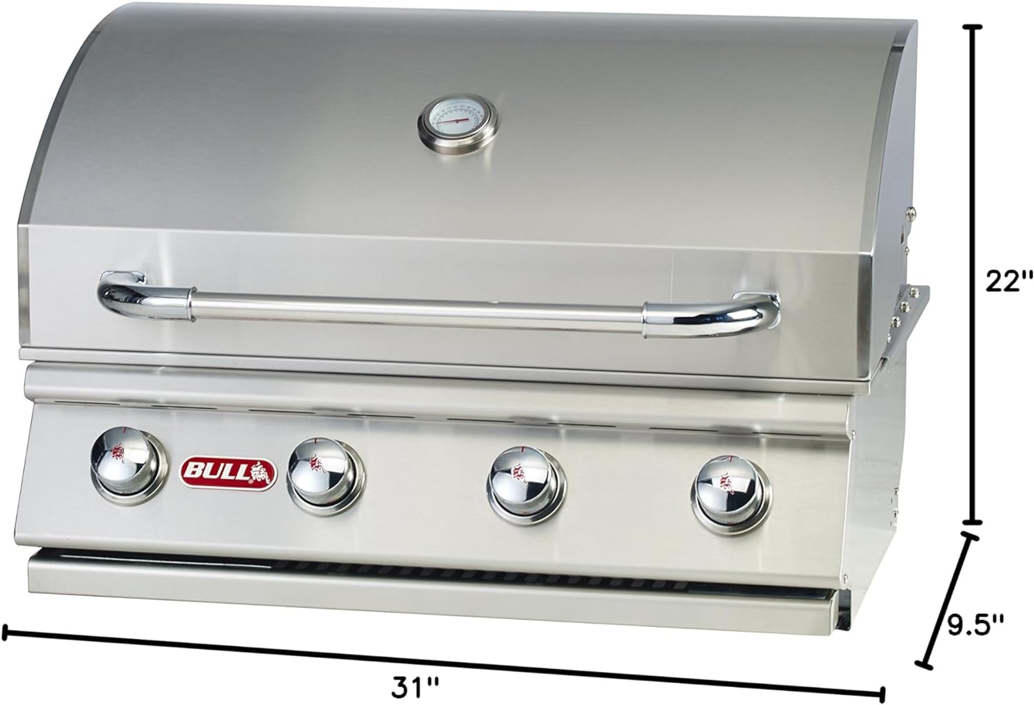 Natural Gas Outlaw Drop-In Grill Head in Stainless Steel