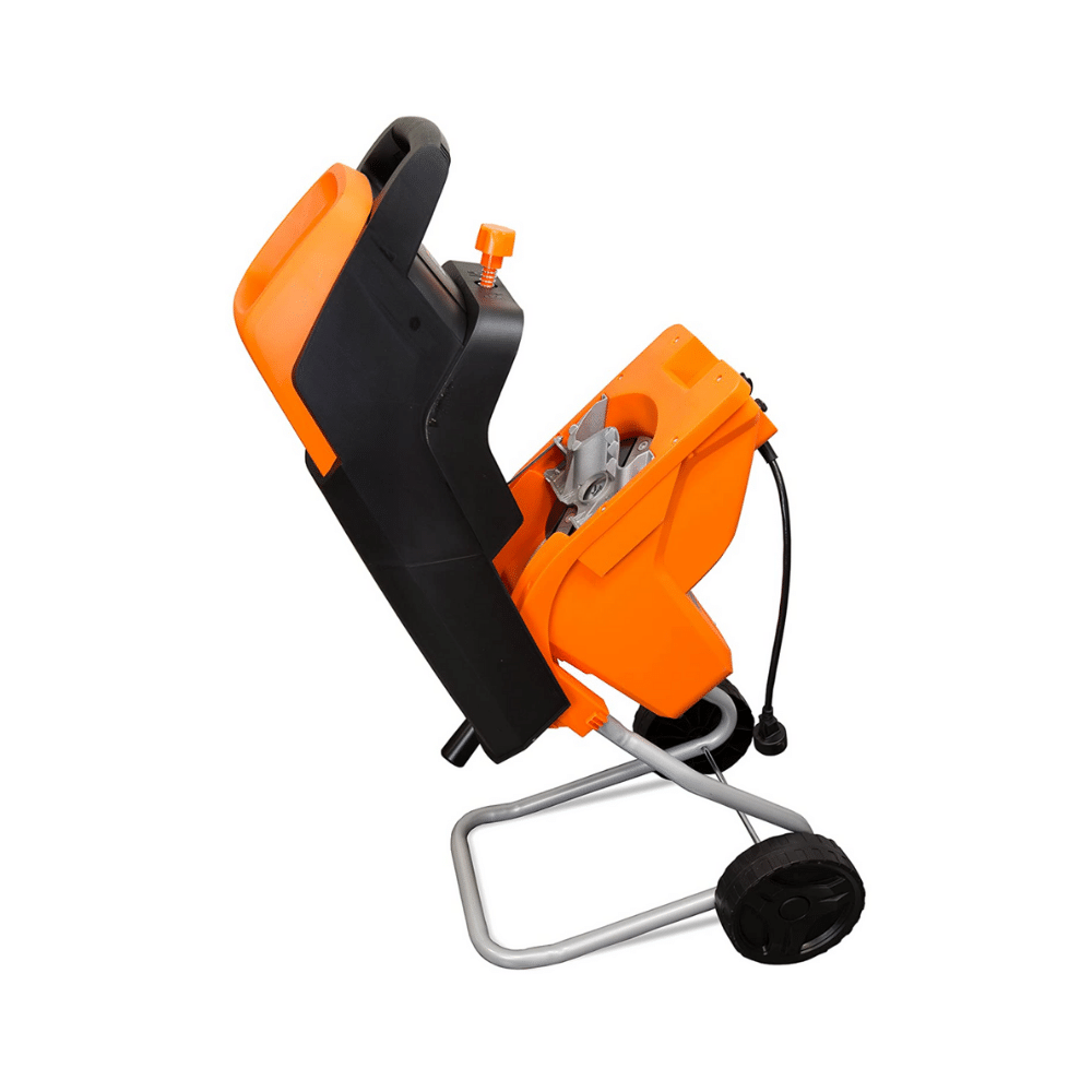 Wen 15-Amp Electric Wood Chipper Shredder with 1.5-Inch Capacity, 8000 Cuts/Min, Rolling Wheels