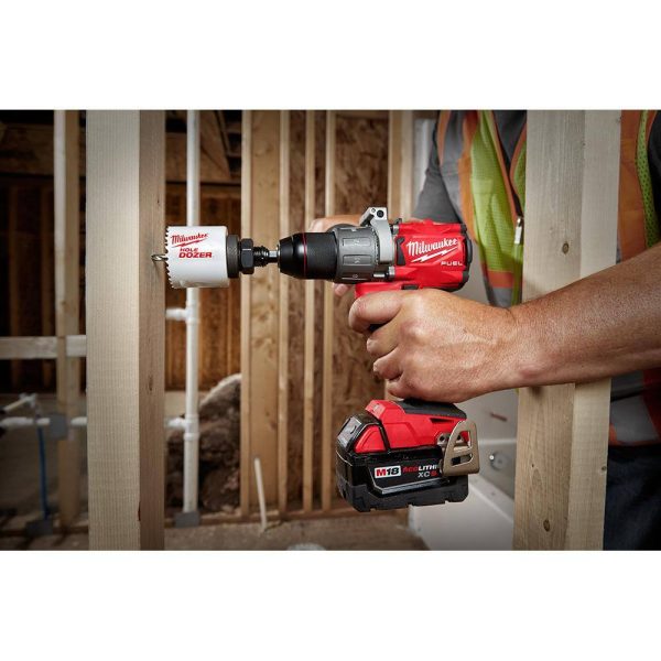 110-Piece Hole Dozer Bi-Metal Hole Saw Set   SHOCKWAVE Driver Bit Set