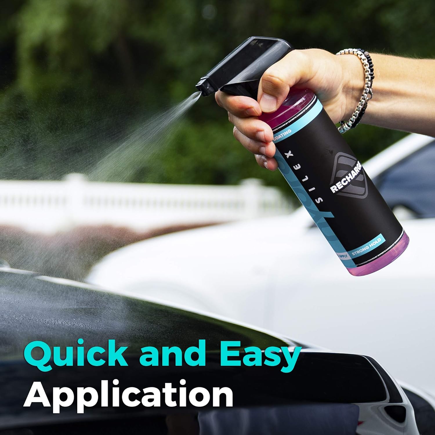 Car Ceramic Coating - Protective Ultra Hydrophobic Ceramic Detail Spray Replaces Wax & Sealants - DIY Friendly Car Care Products That Provide 6 Months of Protection - 128 Ounces