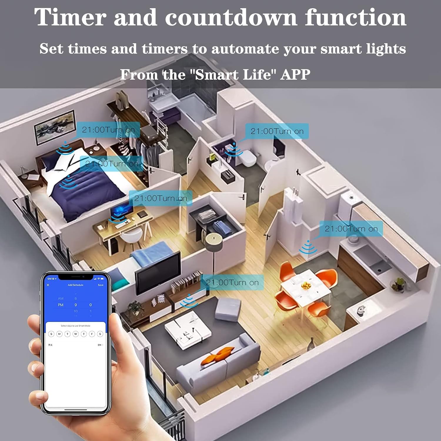 Jinvoo Smart 3-Gang Wall Light Switch, Touch Panel, Alexa & Google Home Compatible, No Hub Needed, 2-Pack, Black