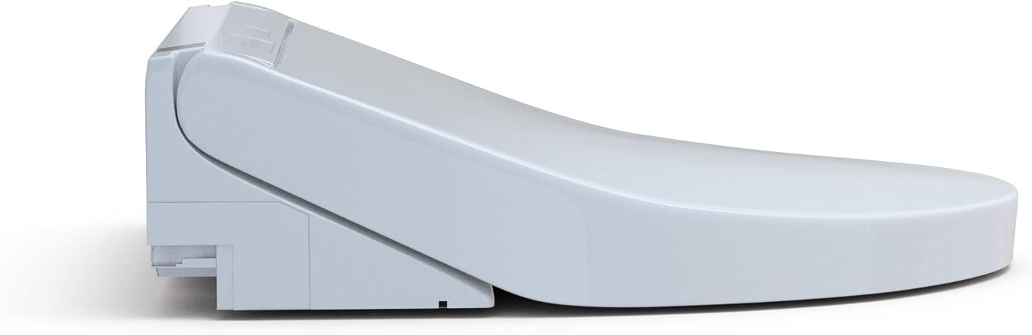 C5 Electronic Bidet Toilet Seat with and + Wand Cleaning, Elongated, Cotton White