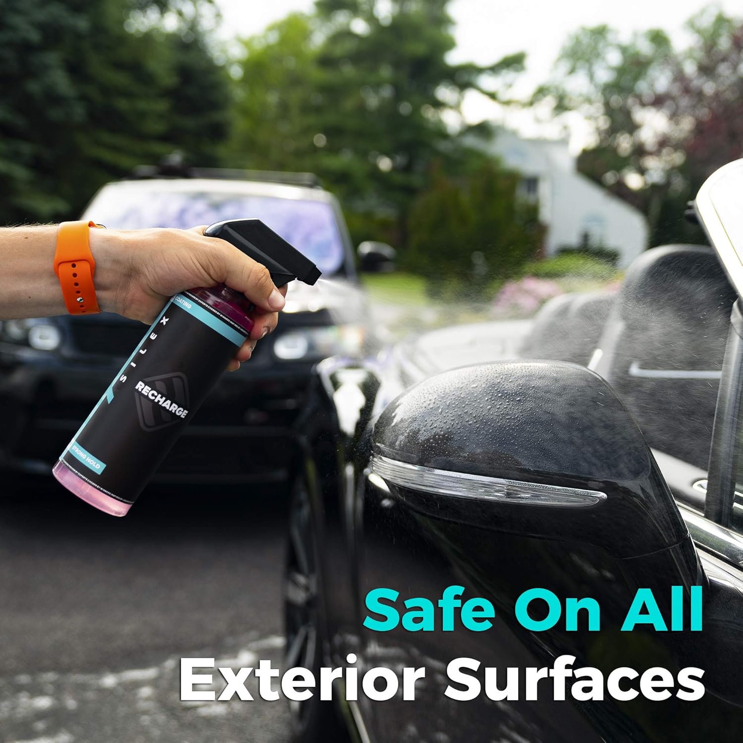 Car Ceramic Coating - Protective Ultra Hydrophobic Ceramic Detail Spray Replaces Wax & Sealants - DIY Friendly Car Care Products That Provide 6 Months of Protection - 128 Ounces