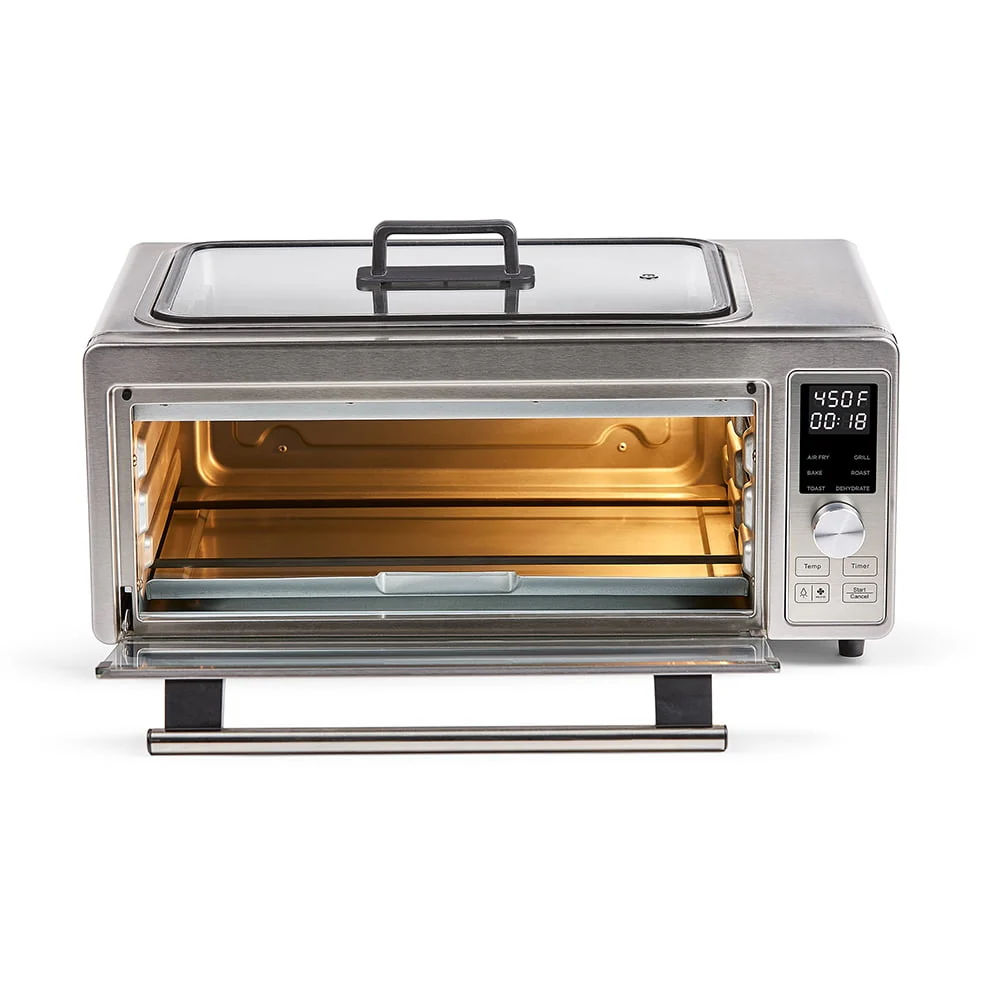 Emeril Power Grill 360 Plus, 6 n 1 Smokeless Grill and Air Fry Toaster Oven XL, 1750 W