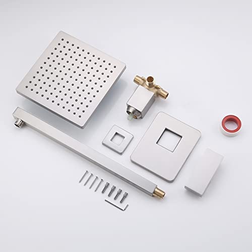 KES Black Shower Faucet Shower Valve Rain Shower