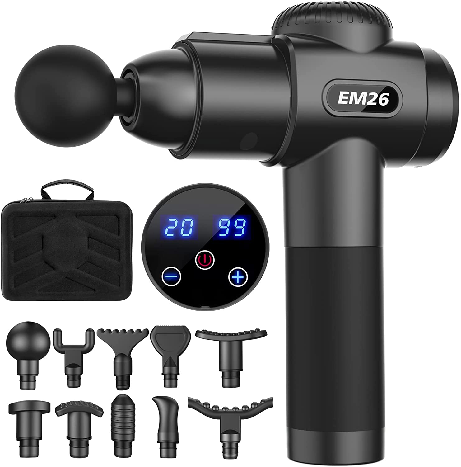 TOLOCO Massage Gun, Handheld Deep Tissue Massager