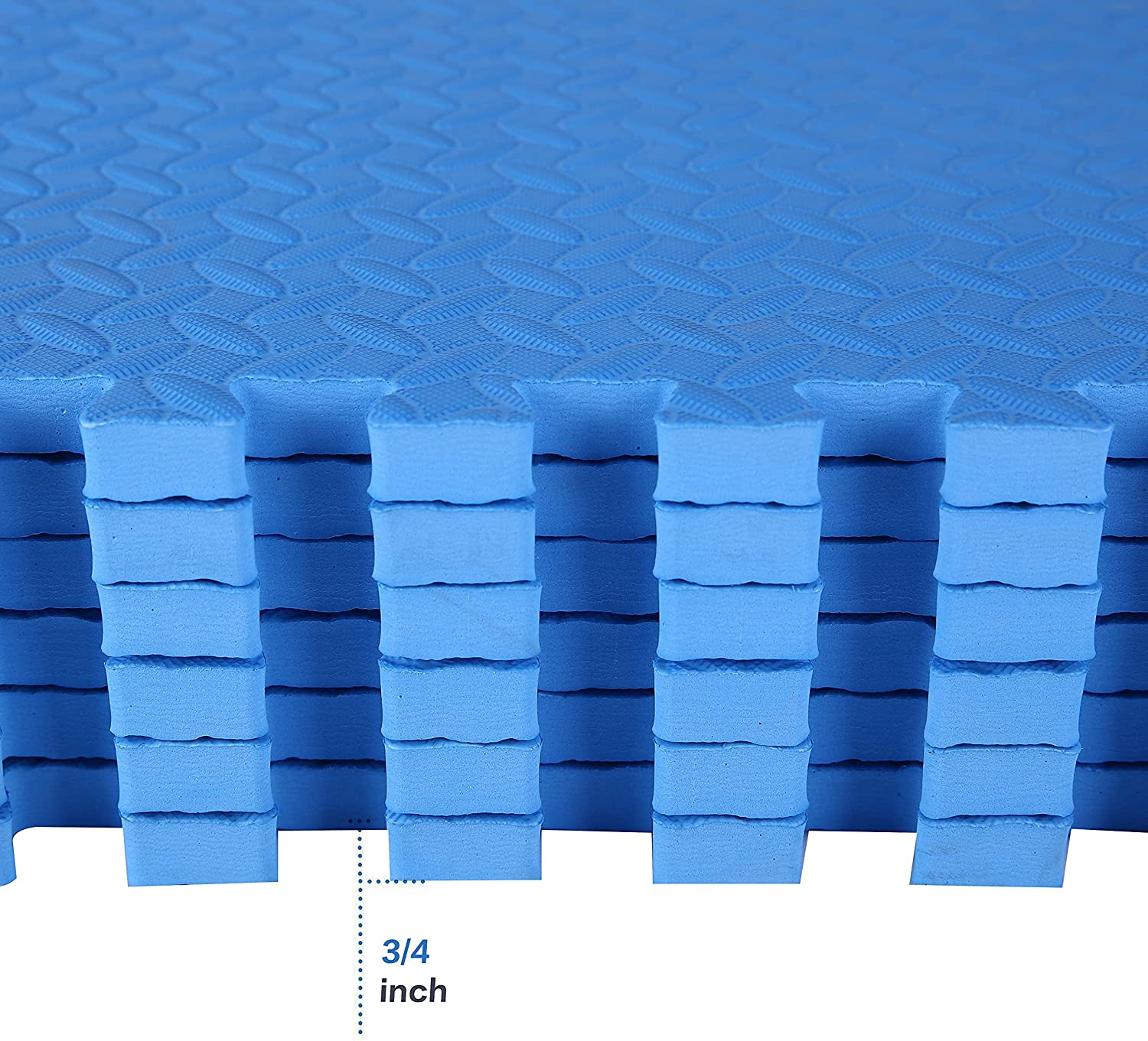 BalanceFrom Puzzle Exercise Mat with EVA Foam Interlocking Tiles