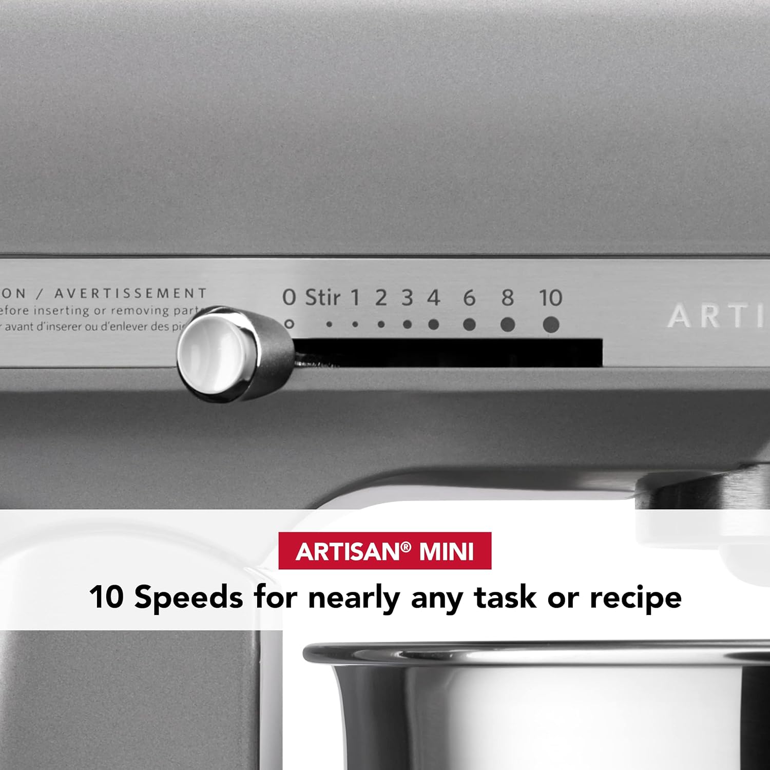 Artisan Mini 3.5 Quart Tilt-Head Stand Mixer - KSM3316X - Cast Iron Black