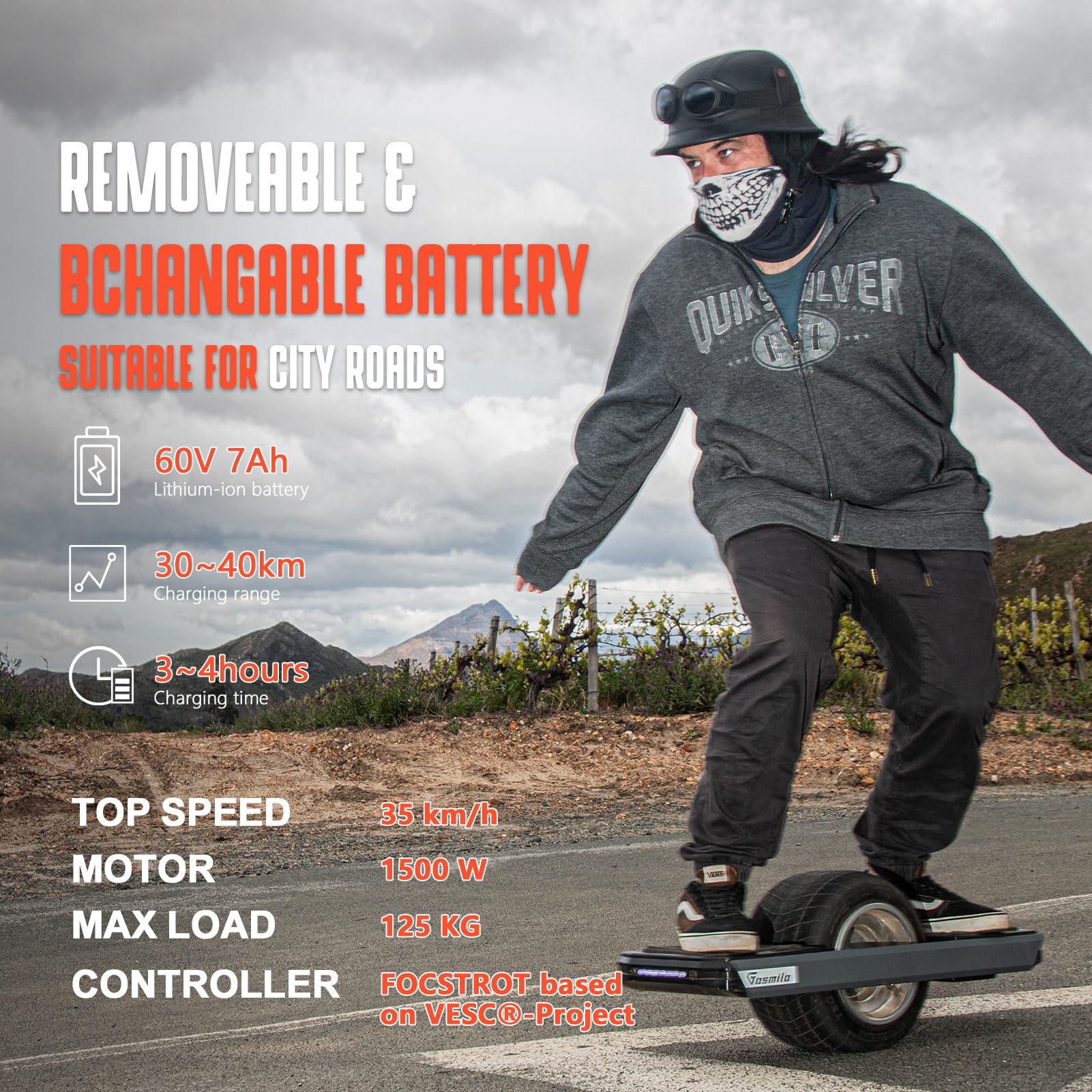 Gosmilo Electric Unicycle Controller Balancing