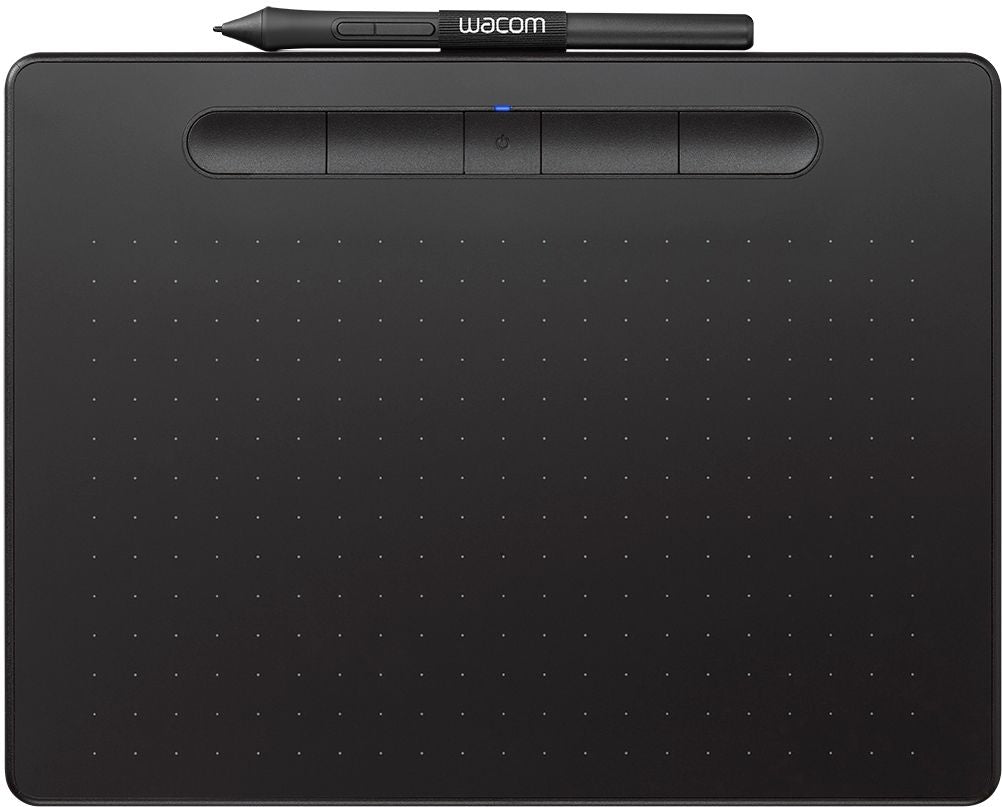 Wacom Intuos Medium Wireless Graphic Drawing Tablet, Black – Compatible with Mac, PC, Chromebook & Android, Software Included