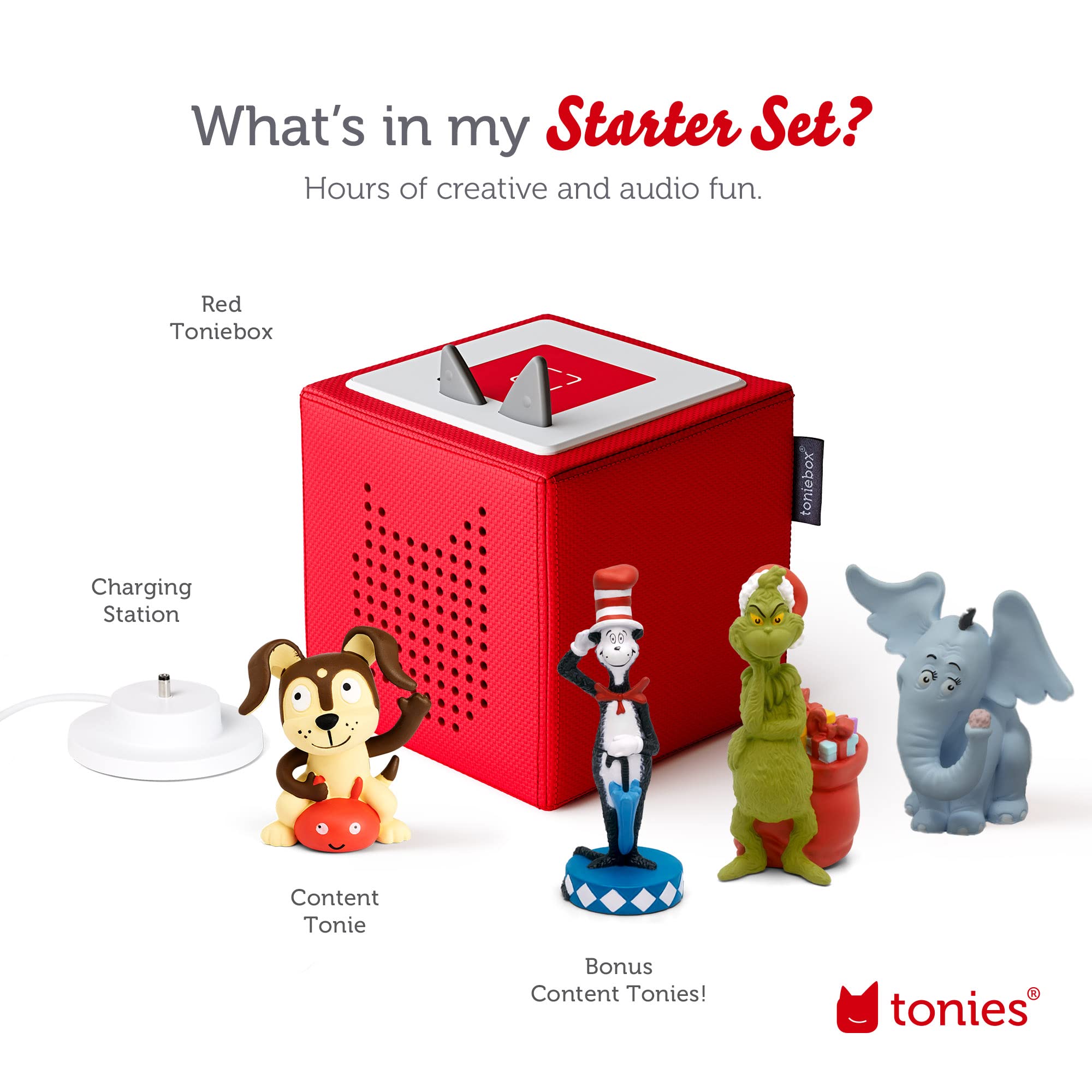 Toniebox Audio Player Seuss Bundle