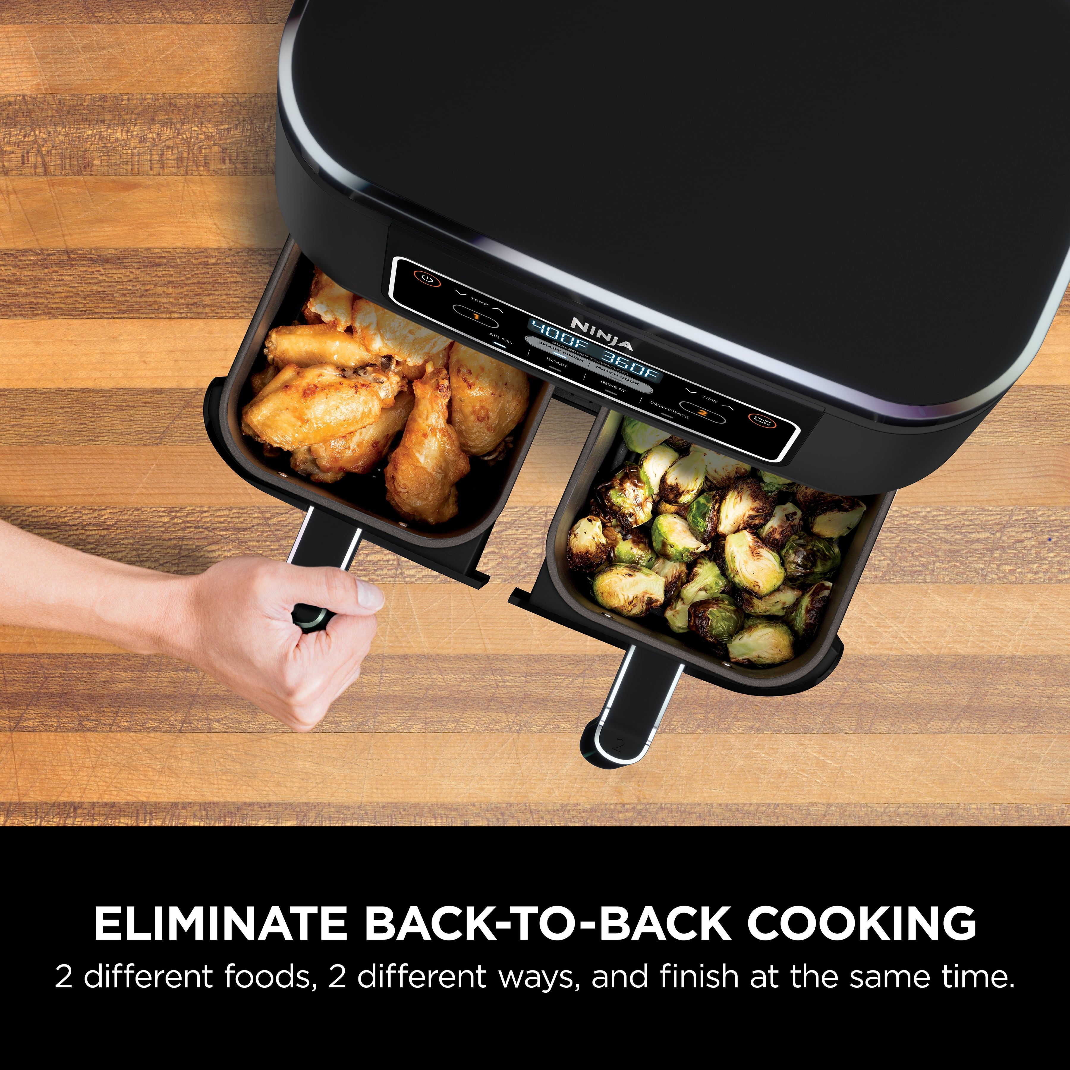 Ninja® Foodi® 4-in-1, 8-qt., 2-Basket Air Fryer with DualZone™ Technology