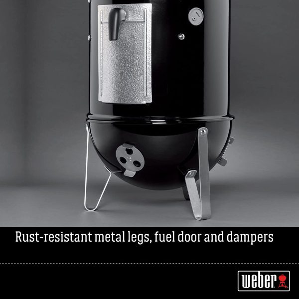 14-inch Smokey Mountain Cooker, Charcoal Smoker,Black